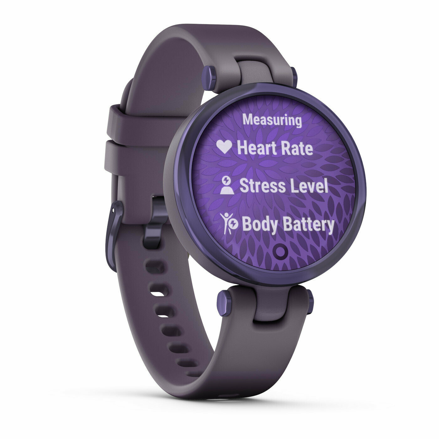 Обзор: Умные часы Garmin Lily безель цвета полночная орхидея, корпус темная орхидея и силиконовый ремешок