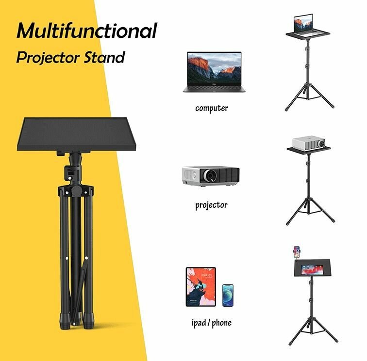 Универсальная подставка и держатель для штатива для проектора для ноутбука Напольная , проектора и тяжелой техники до 20 кг