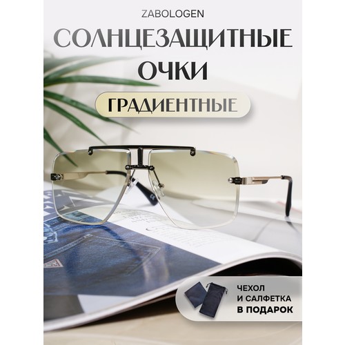 фото Солнцезащитные очки zabologen, оливковый