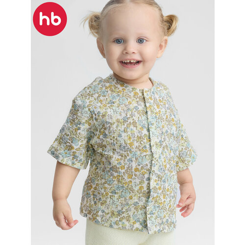 фото Рубашка happy baby, размер 80-86, mille-fleurs