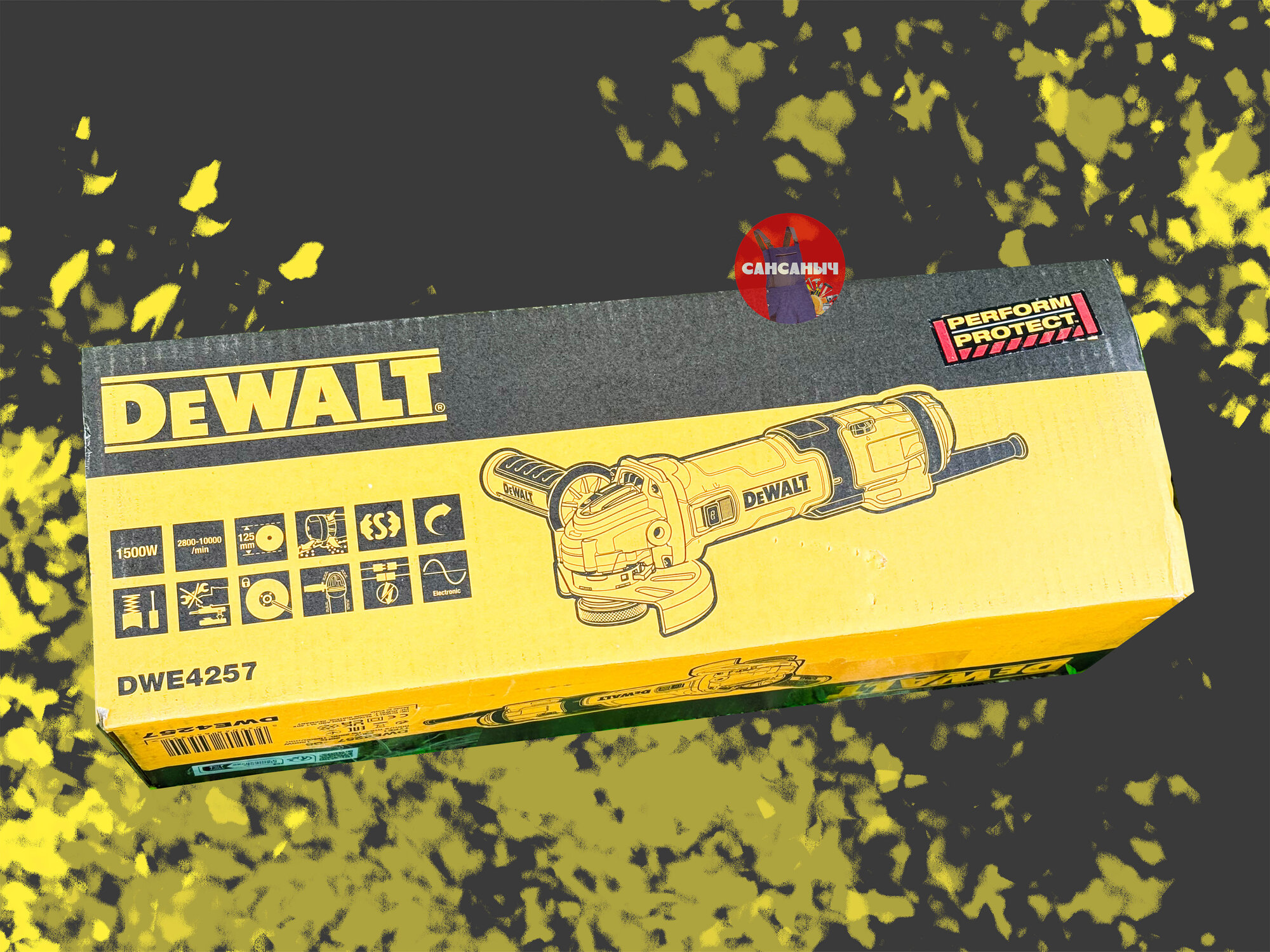 Угловая шлифмашина (болгарка) DEWALT DWE4257