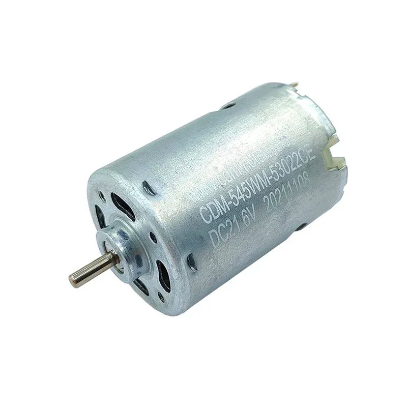 RS-545 Высокоскоростной двойной шарикоподшипник высокой мощности Micro DC 12 В 18 В 21,6 В 24 В 33500 об/мин 36 мм Электродвигатель DIY Дрель Инструмент, 30500, 21.6V, 0