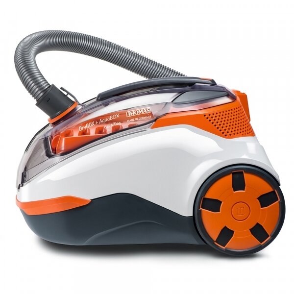 Моющий пылесос Thomas DryBOX + AquaBOX Cat&Dog белый/оранжевый, 325/1700Вт, уборка сухая, пылесборник контейнер 2.6 л