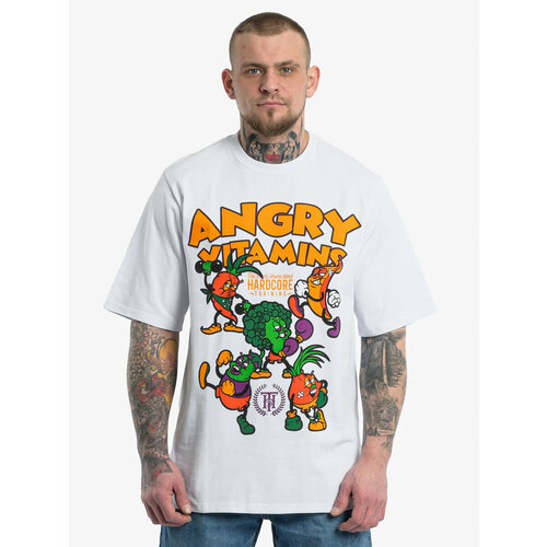 фото Футболка hardcore training oversized fit, размер s, белый