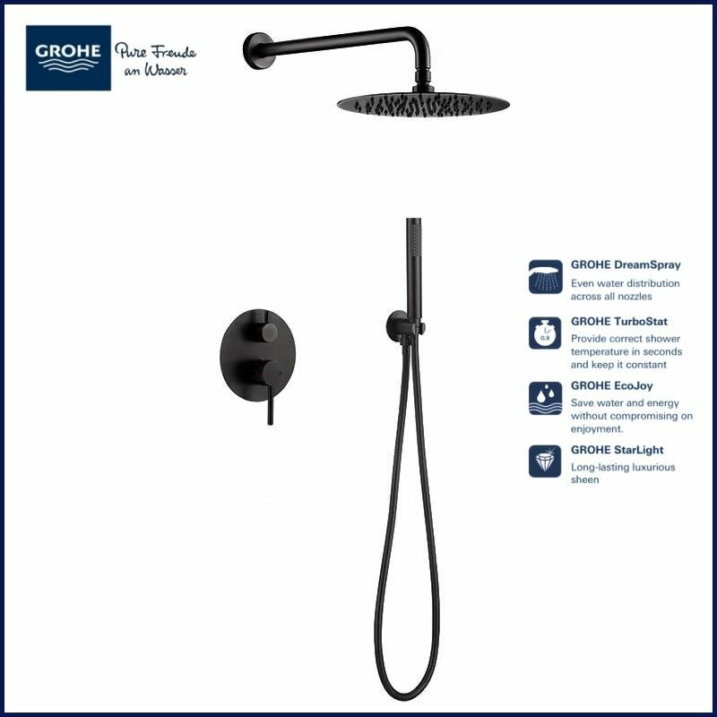 Grohe Concealed Shower System Встроенный душевой комплект