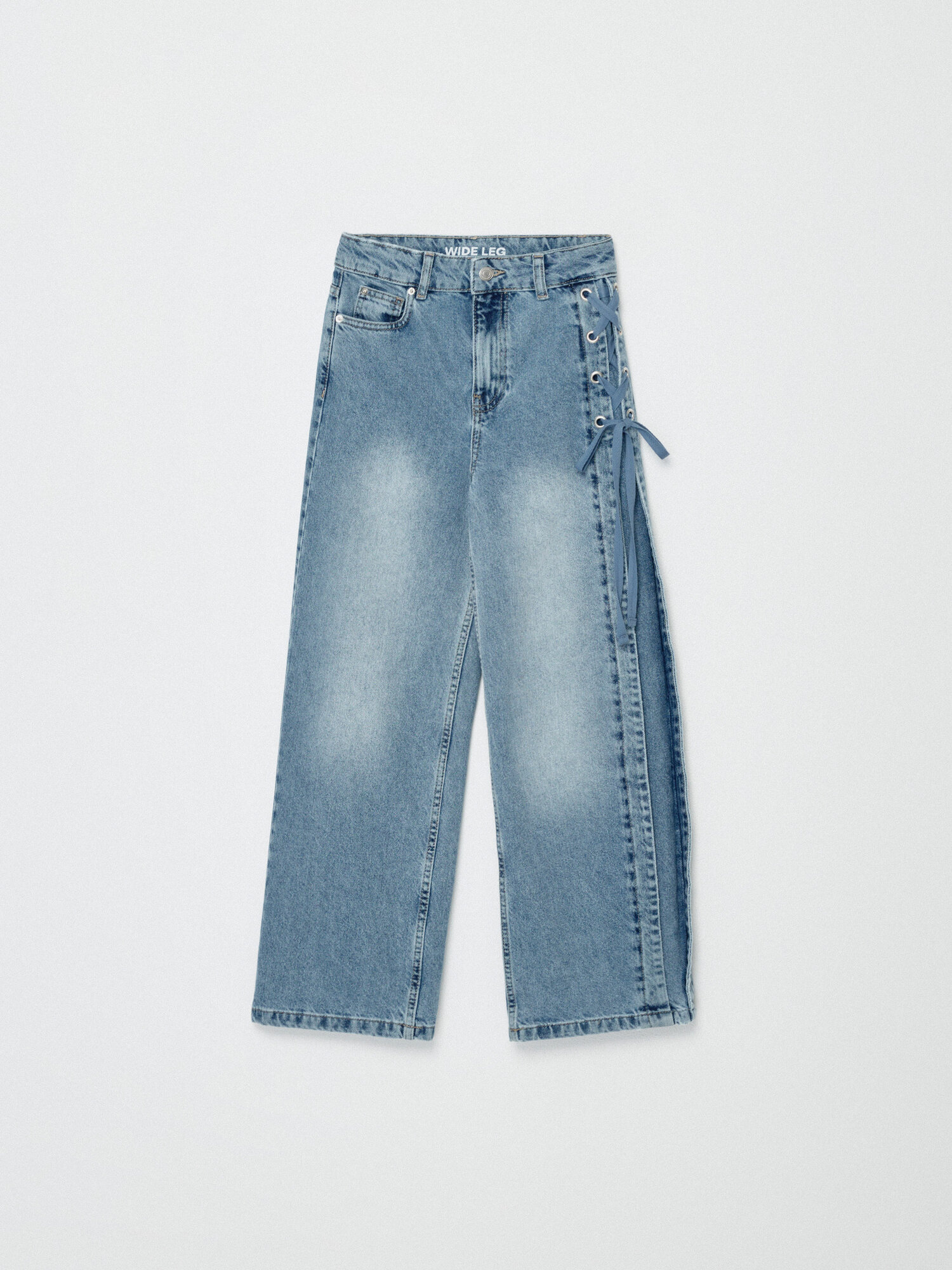 Джинсы Sela Осень-зима 2025, размер 164, голубой индиго — фото 1