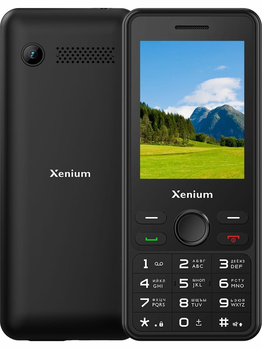 Телефон Xenium X280, 2,8", Bluetooth, до 92 дней работы в режиме ожидания