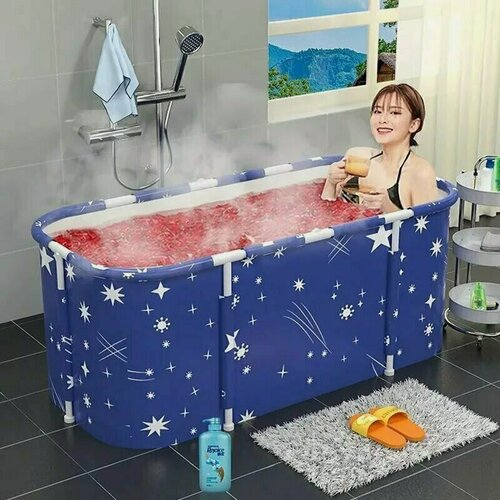 Изображение товара Складная ванна, ванна для взрослых и детей, утолщение 120cm