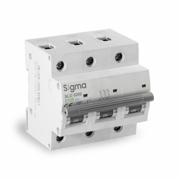 Автоматический выключатель SIGMA ELEKTRIK 3P C 125A 6kA