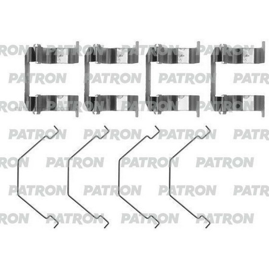 PATRON PSRK1012 Комплект монтажный тормозных колодок
