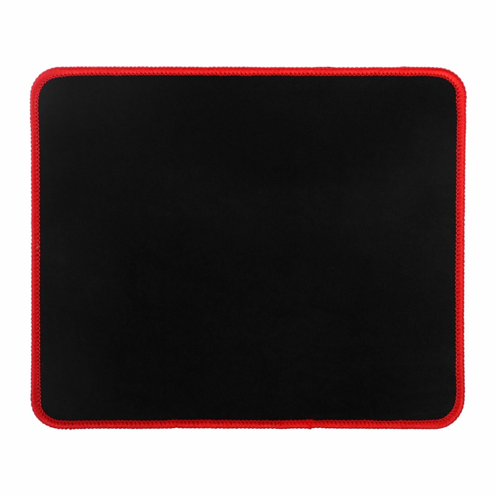 Коврик для мыши игровой 25x21x015 см оверлок чёрно-красный