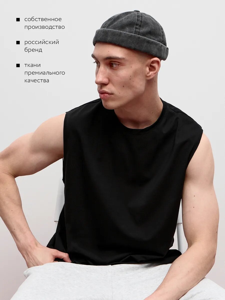 Майка Телодвижения, размер 170,176-88-78 (44) S, черный — фото 1