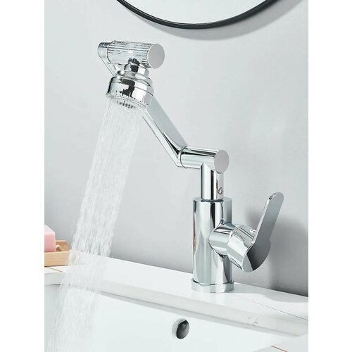 Смеситель для раковины для кухни и ванной кран черный 1600₽