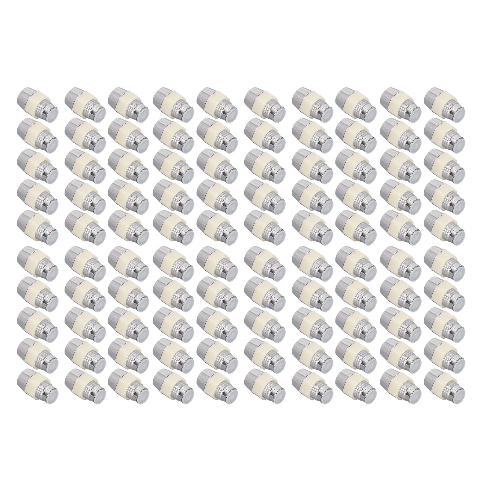 100 комплектов держателей светодиодов 5 мм пластиковых держателей для светодиодной панели набор аксессуаров серебристый