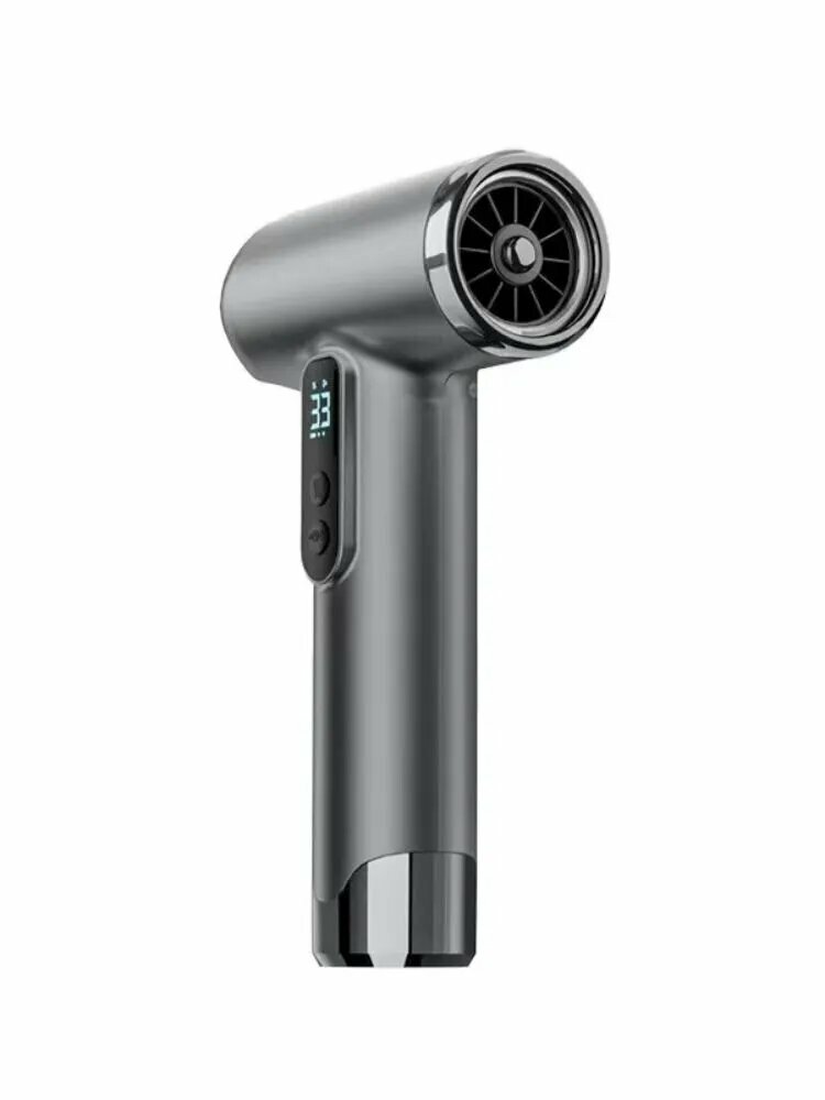 XiaomiФен для волос беспроводной，Аккумулятор емкостью 15 600 мАч 200 Вт, скоростей 3, кол-во насадок 1, серый