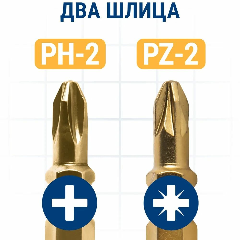 Картинки Бита ПРАКТИКА Эксперт для шуруповерта, PH-2/PZ-2 х 65 мм, с магнитным кольцом