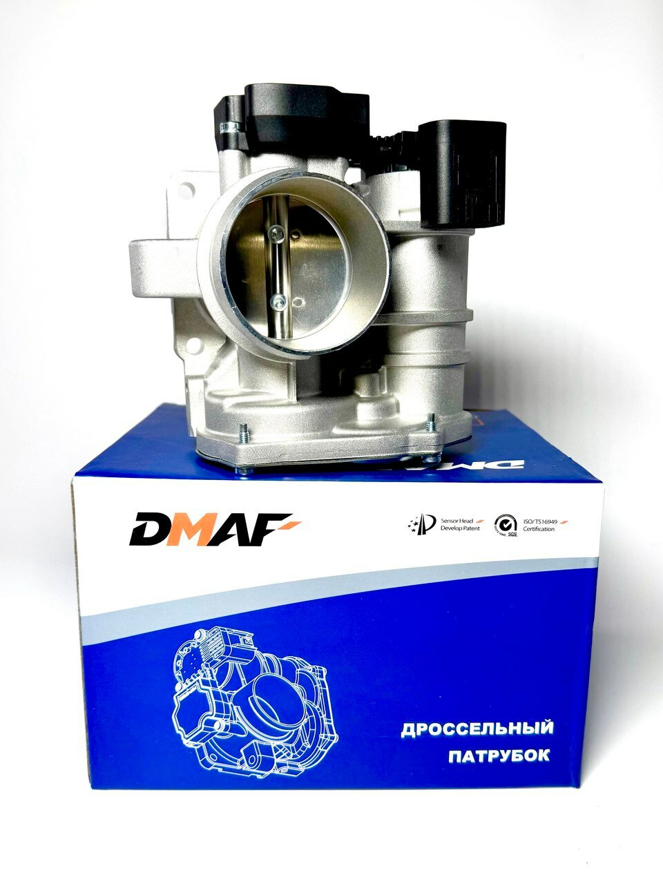 Дроссельная заслонка Ваз DMAF 2108-21099, 2113-2115, Лада калина, приора, гранта, FL 8 клапанный двигатель