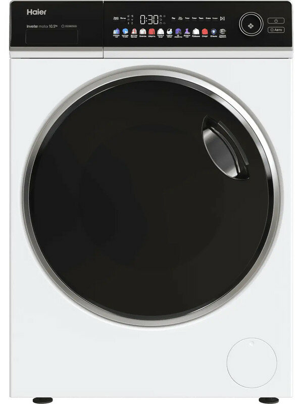 Стиральная машина Haier HW105-BP14336, белый/черный