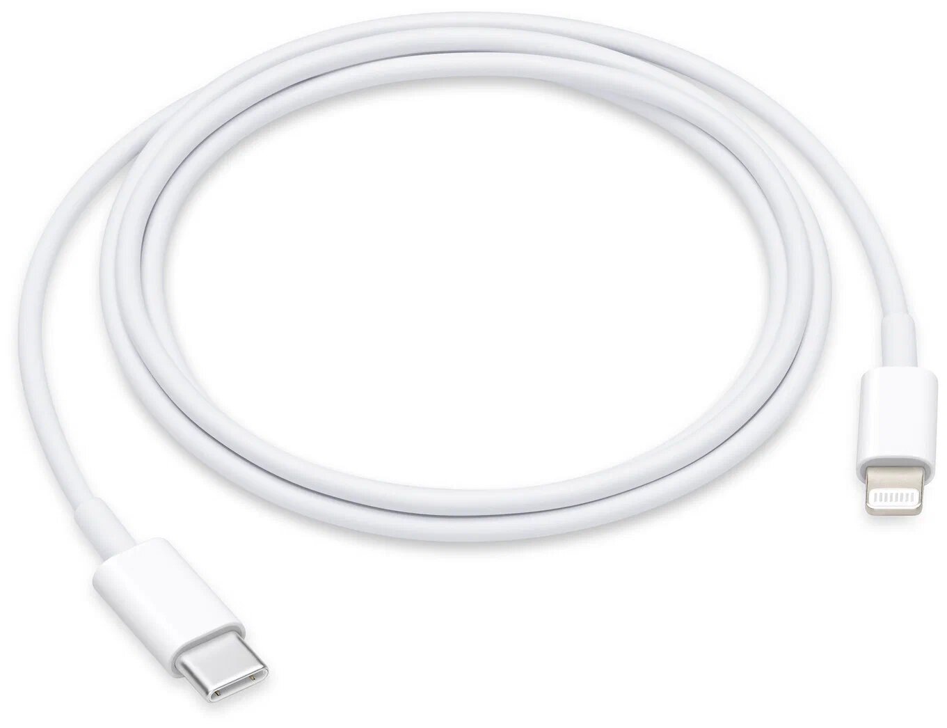 Кабель для зарядки айфона USB-C to Lightning, iphone Type C - Lightning , android, андроид, 1м, 5А, белый — фото 1