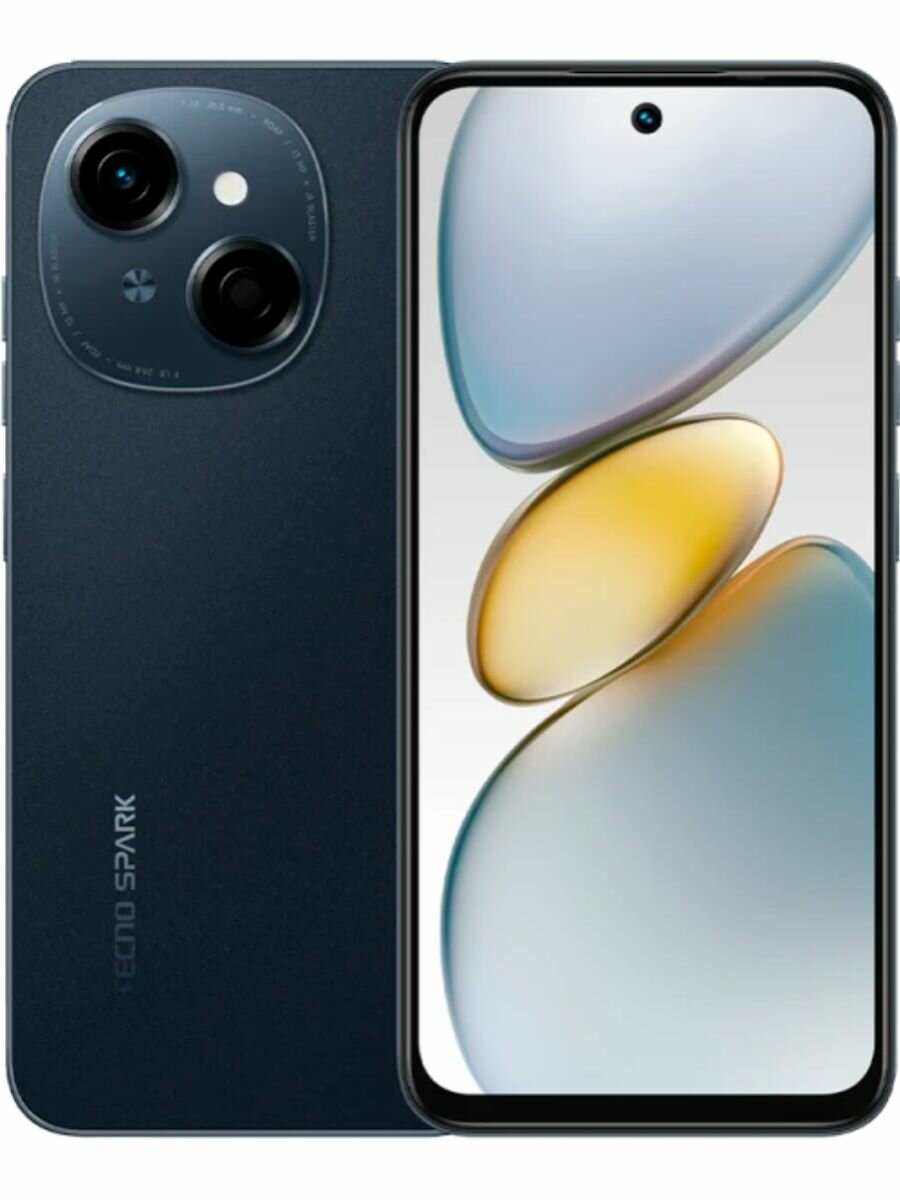 Смартфон Tecno Spark Go 1 3/128Gb, черный