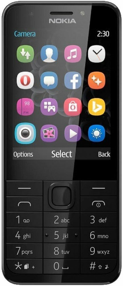 Мобильный телефон Nokia 230 Dual Sim Черно-серый