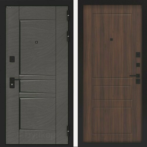 Изображение товара Входная дверь БН-04 с панелью 03 орех бренди, размер по коробке 960х2050, правая