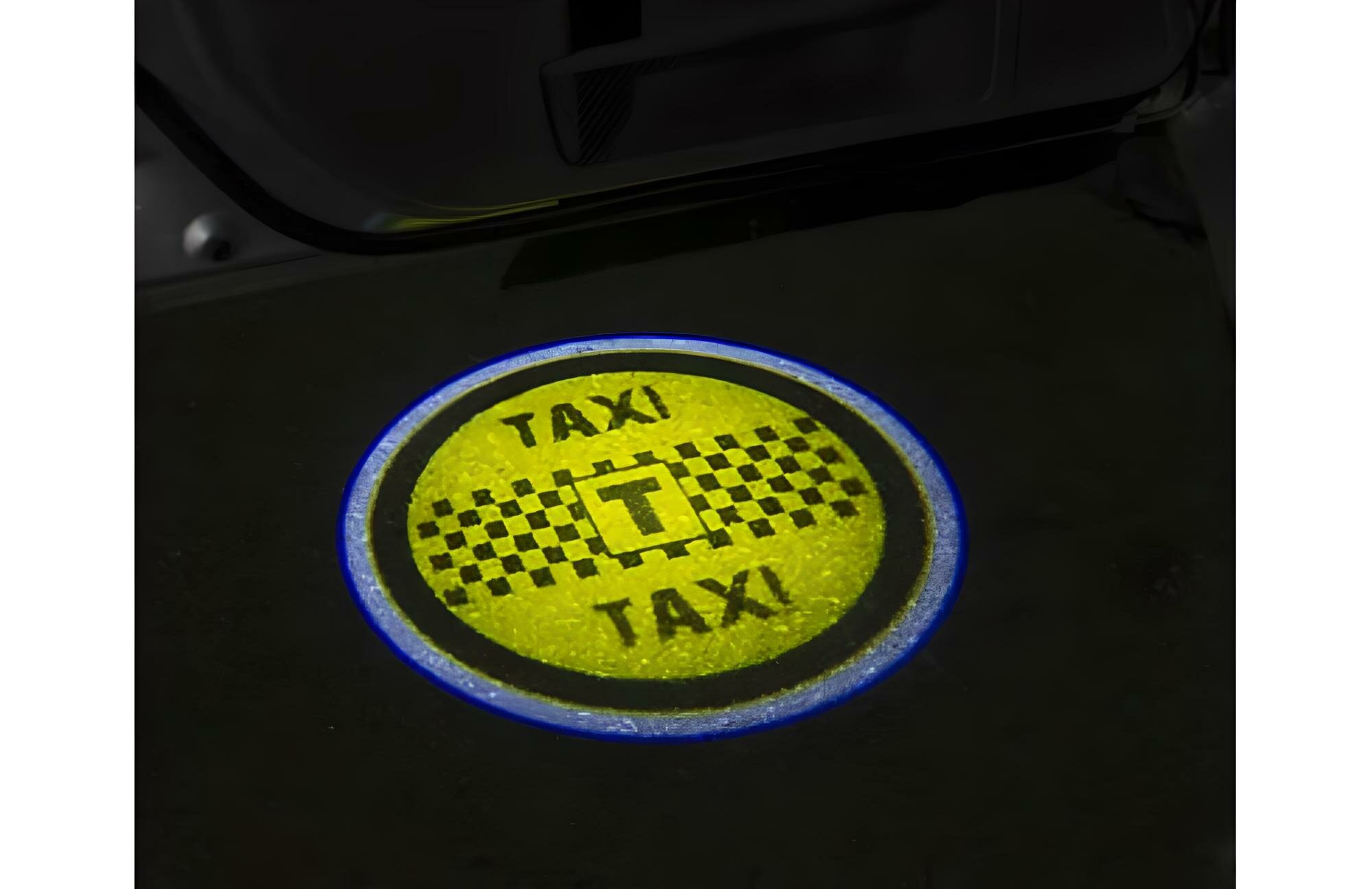 Лазерная проекция логотипа для установки в дверь авто 044 TAXI