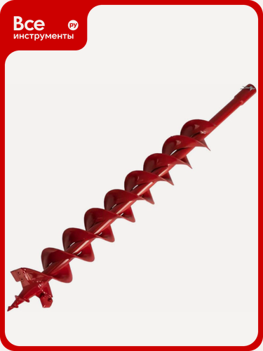 Изображение товара Шнек двухзаходный для грунта DDE DGA, прочный стальной корпус, износостойкость, удобное соединение для быстрой установки