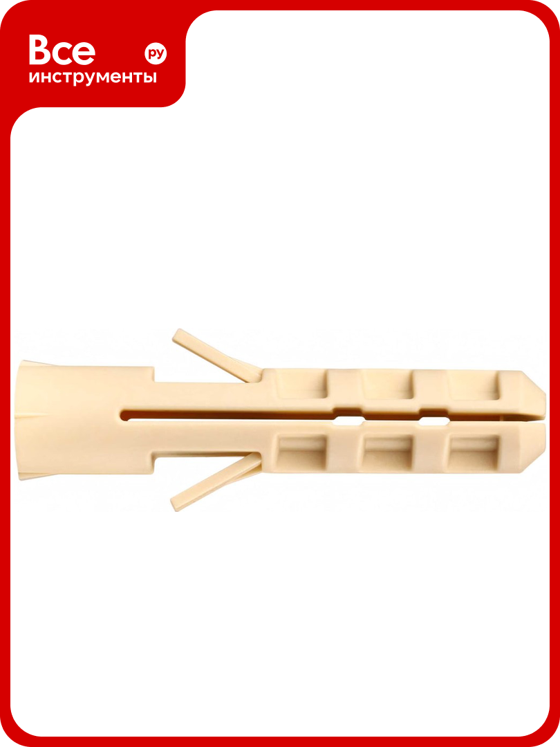 Нейлоновый дюбель европартнер PND-8 8х40 mm 100 шт 76082040