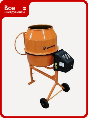 Изображение товара Бетономешалка Вихрь БМ-18АП 74/1/19 профессиональная электрическая с венечным приводом и ручным наклоном
