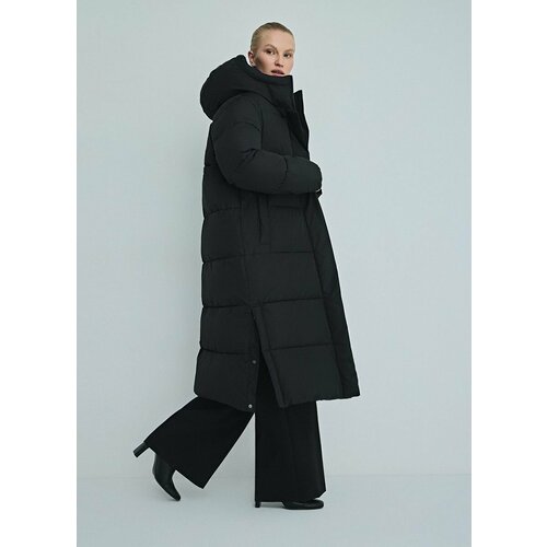 фото Пальто o'stin lj679eo02, размер xs, черный