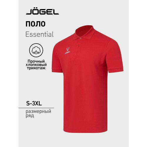 фото Поло спортивное jogel, 1 шт., размер s, красный