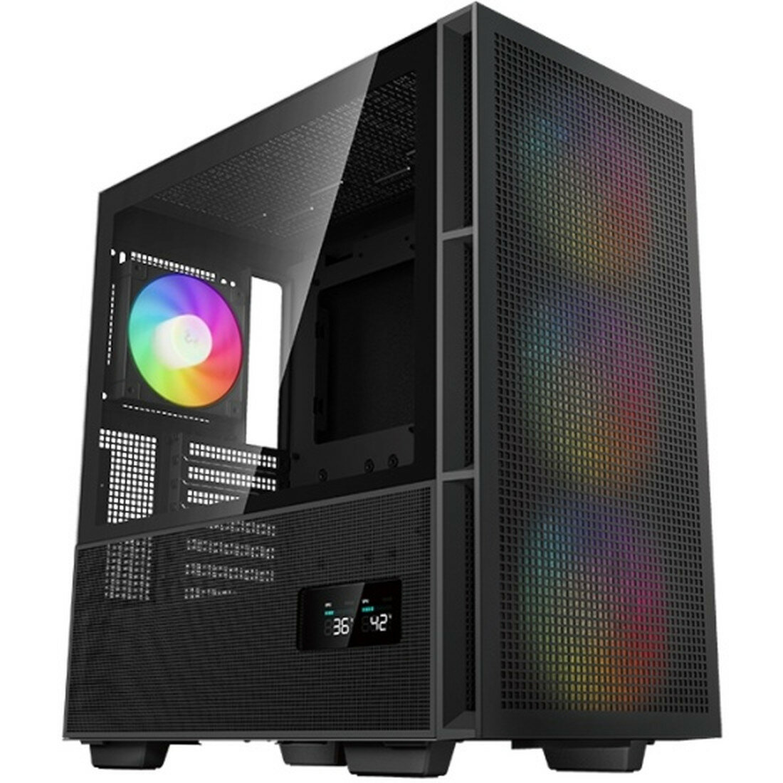 Корпус Deepcool CH560 DIGITAL, Midi-Tower, ARGB-подсветка, черный