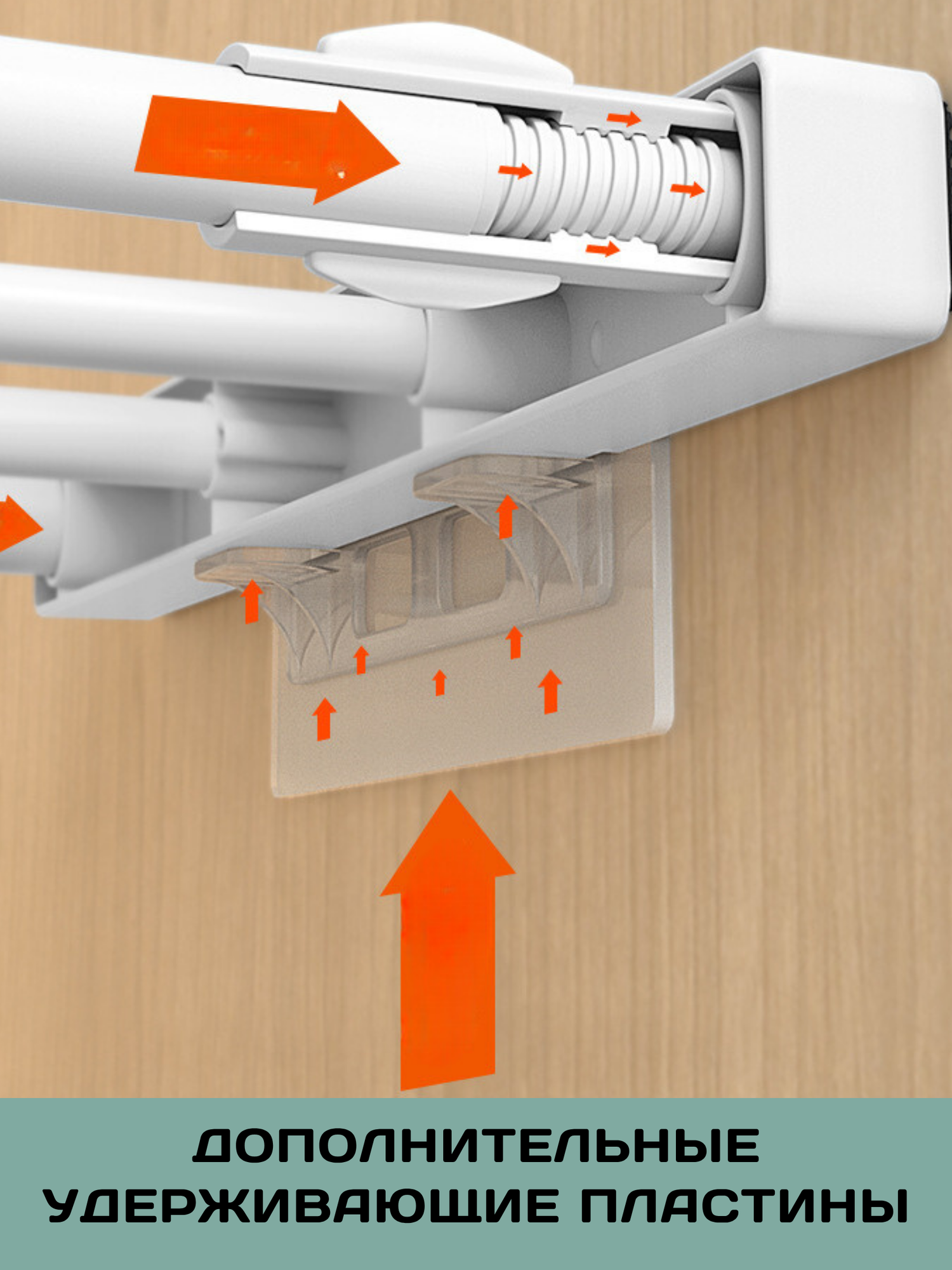 Шкафы, Полки Xiaomi Полка раздвижная в шкаф для кухни в ванную комнату полочка