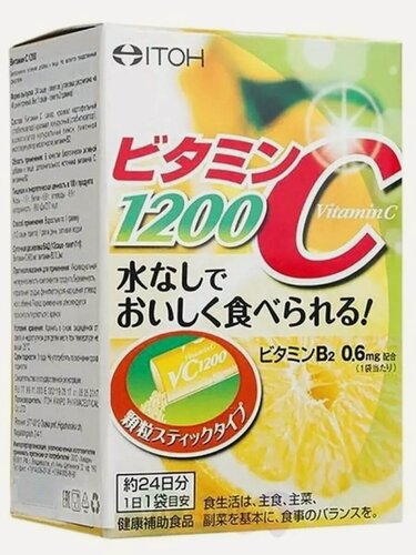 Изображение товара Витаминный комплекс ITOH Vitamin С 1200, для иммунитета, 1200мг, 24 пакетика