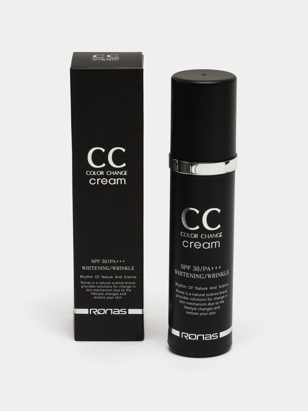 Подстраивающийся под тон кожи CC крем Ronas CC Color Change Cream SPF38 PA+++, 50мл