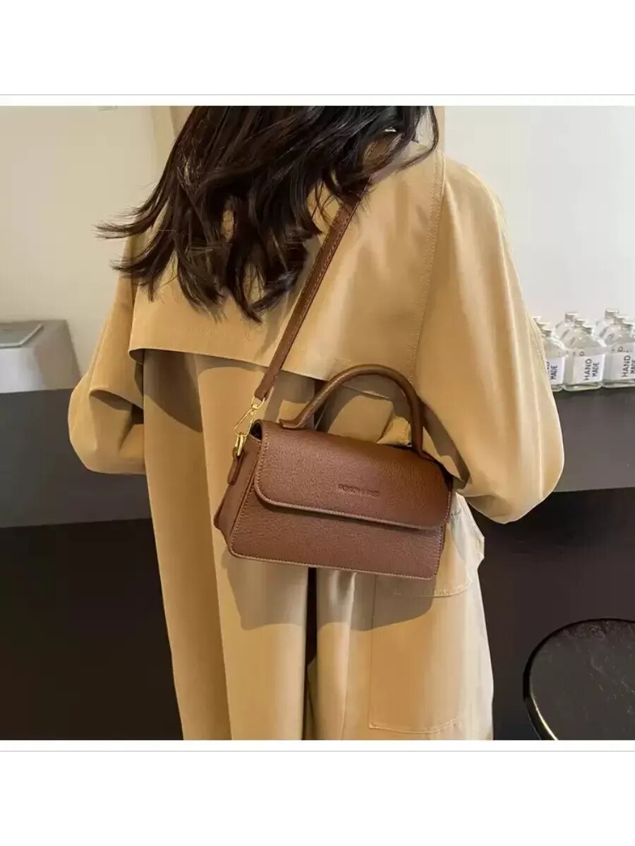 Сумка сэтчел , Шоколадный — фото 1