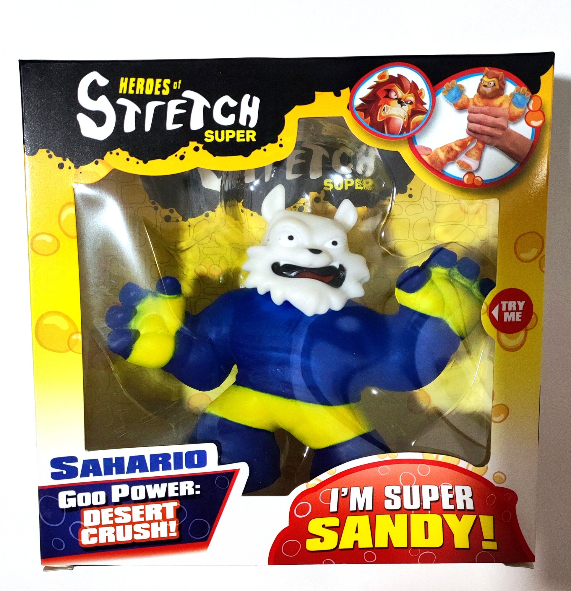 Собери их всех! Эксклюзив из серии монстров Stretch Super Heroe I am super sandy tiger