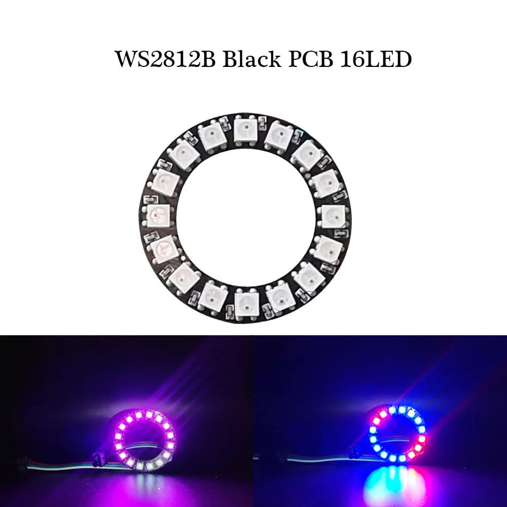 Кольцо на 16 RGB адресных светодиодов WS2812B