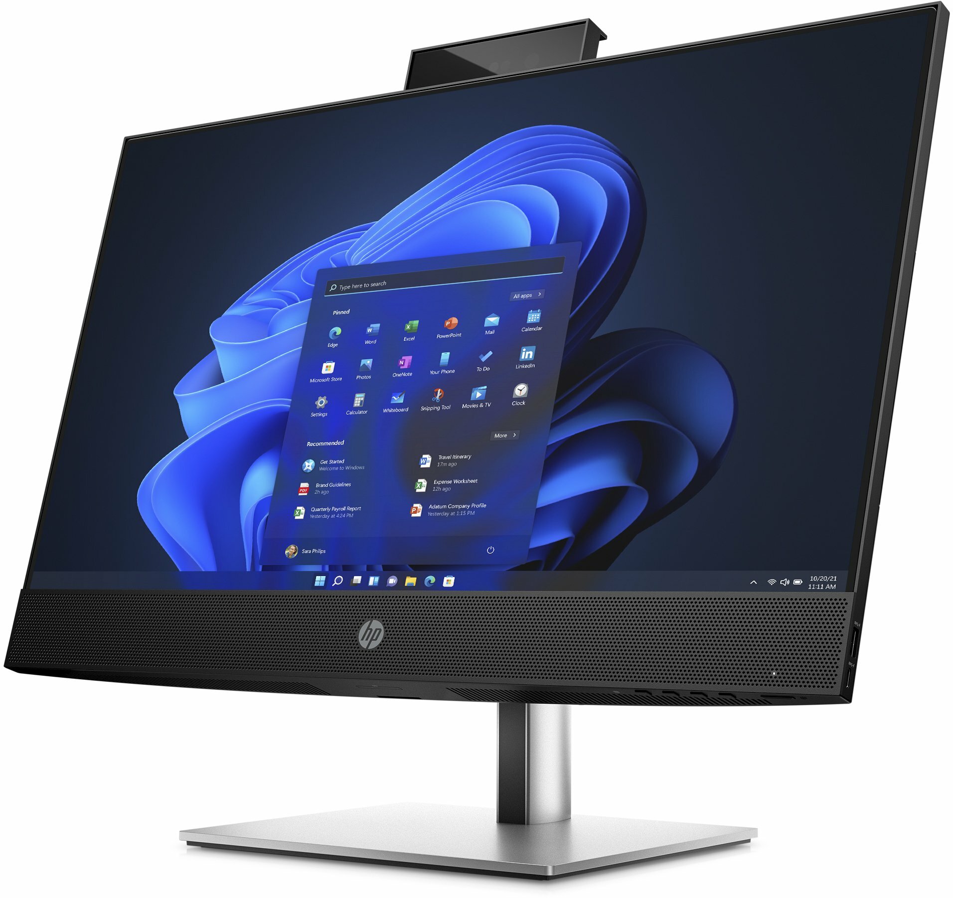 HP ProOne 440 G9, 23,8" Intel i5-12500, Turbo Boost до 4.6GHz, 18MB L3 кэш