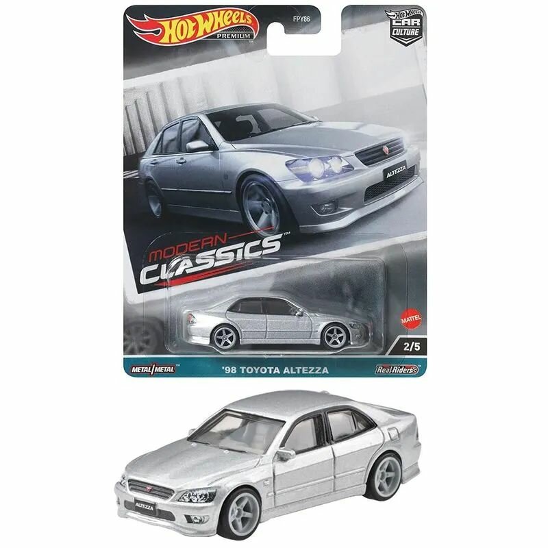 Машинка коллекционная Mattel Hot Wheels Premium Car Culture: FPY86 98 TOYOTA ALTEZZA