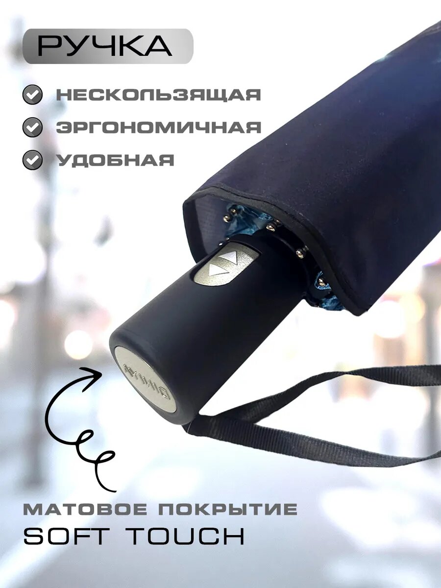 Зонт , фиолетовый — фото 1