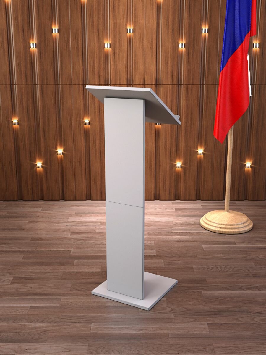 Трибуна "диктор" №129Б, Серый. Производитель товара - компания Westcom. — фото 1