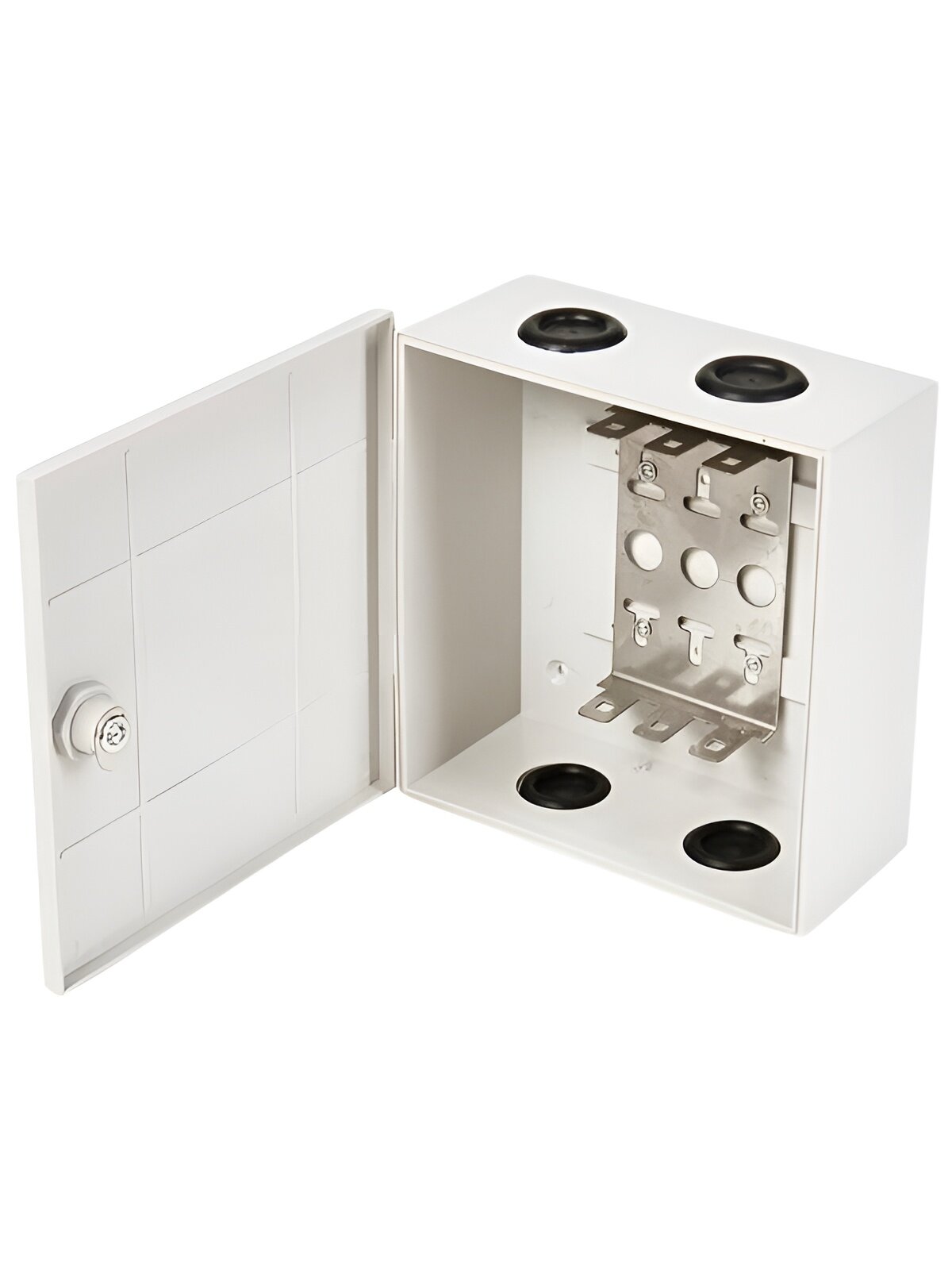 Коробка распределительная на 3 плинта пластиковая, замок, KRONE