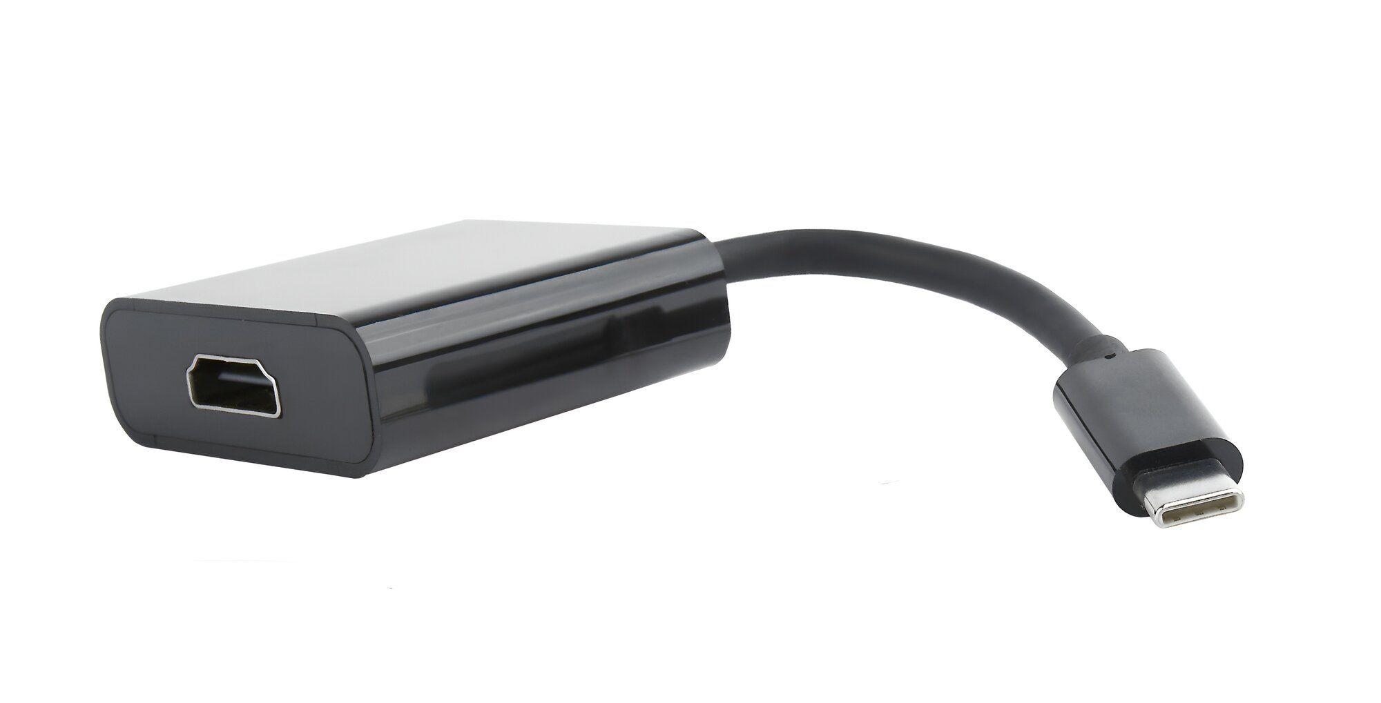Переходник-конвертер USB Cablexpert черный Type-C(М)/HDMI(F) Pro длина 0.15м