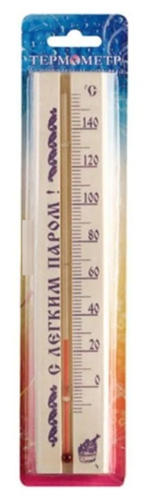 Термометр для бани ТБС-41 настенный деревянный бежевый 22х4.2х1.3см / товары для дома