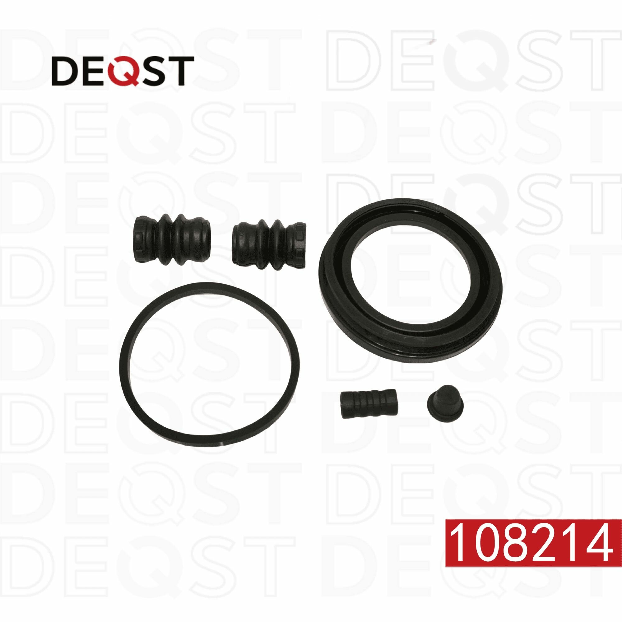 Ремкомплект суппорта Deqst 108214 переднего Honda Accord 6 (98-02), Civic 7 (00-05), Nissan Almera (00-), Primera (90-01), Volvo 940/960 (92-98)