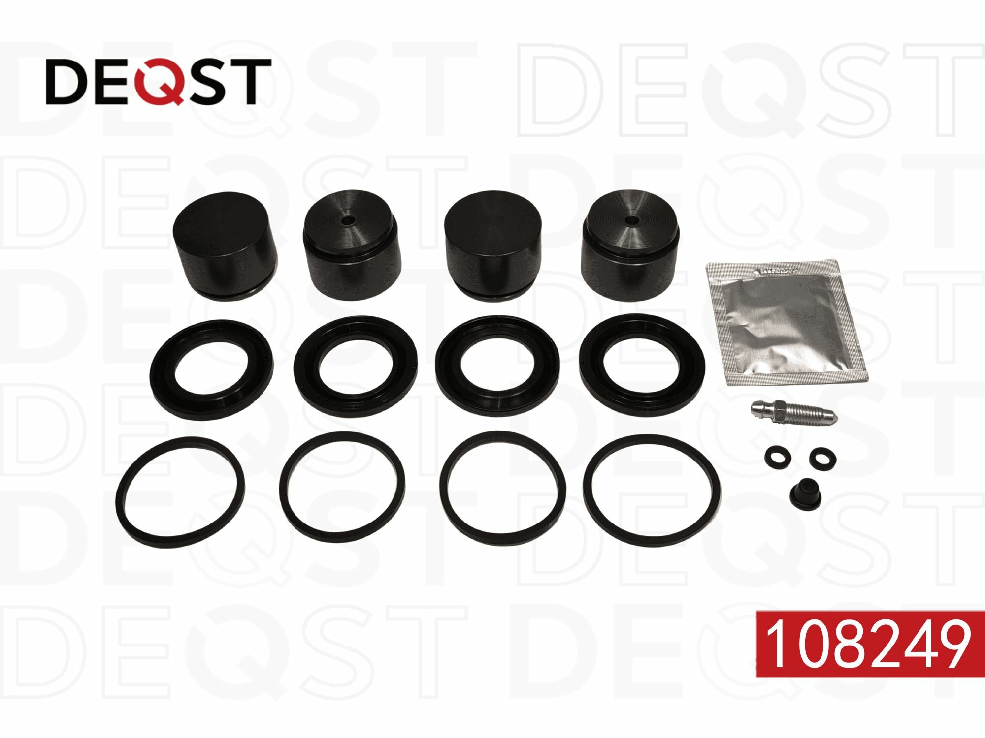 Ремкомплект суппорта Deqst 108249 с поршнем переднего MB E (W211/W212) (06-), CLS (C218/C219) (06-), S (W221) (05-13
