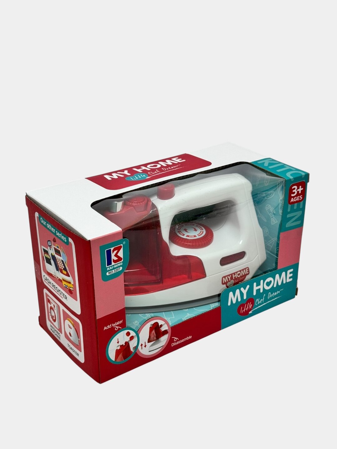 Игрушечный утюг Пластик Реалистичный развивающий для детей Код. 03582