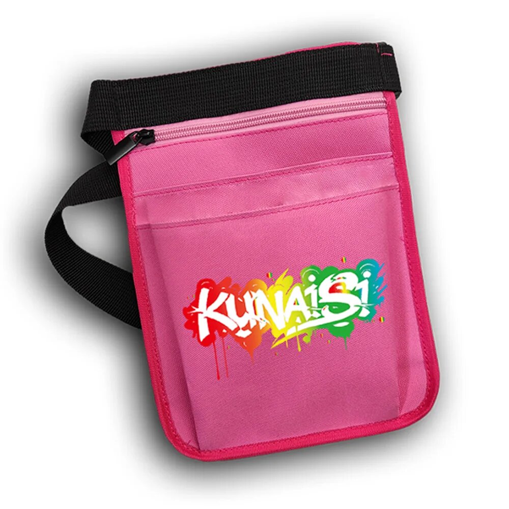 Розовая поясная сумка KUNAISI